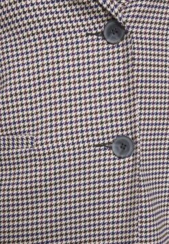 ONLY CARMAKOMA Carnewdita Blazer - Halflange Jas - Pumice Stone/Black/Spiced Apple/Super Sonic -Modex Winkel 5cf0a40c978740a79164d8a3e5116731