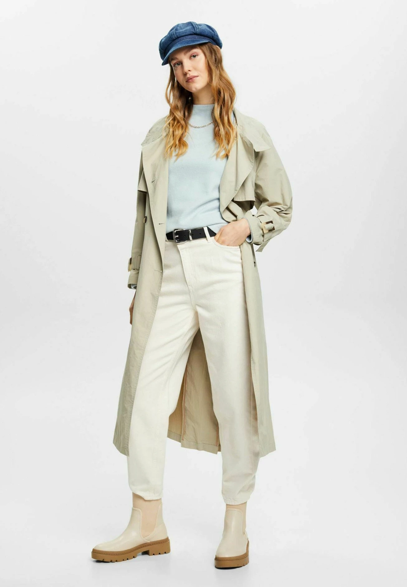 Edc By Esprit High Neck - Trui - Pastel Blue 5 Edc By Esprit High Neck - Trui - Pastel Blue - Afbeelding 5