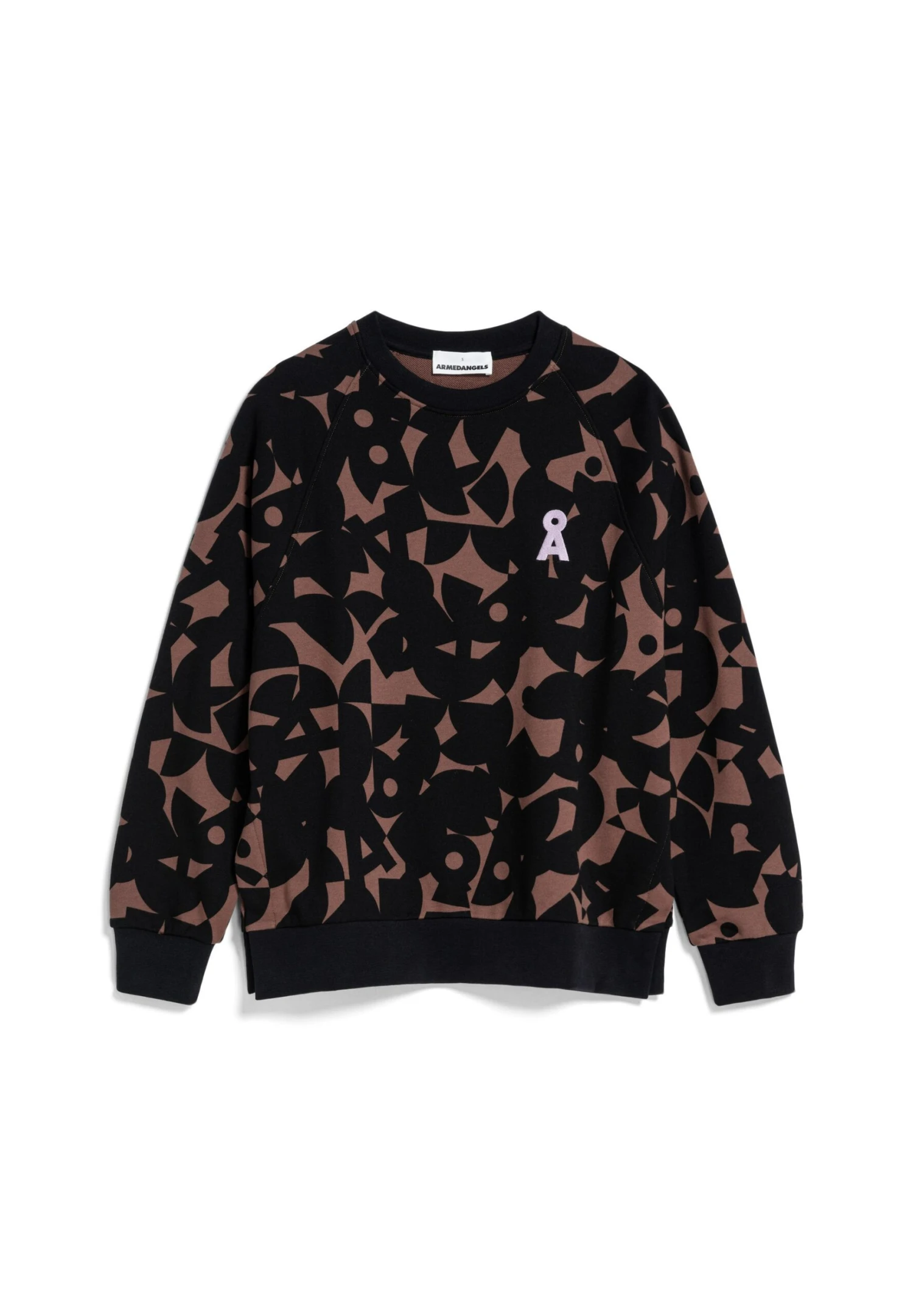 Armedangels Giovanna Abstract - Sweater - Deep Brown 5 Armedangels Giovanna Abstract - Sweater - Deep Brown - Afbeelding 5