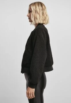 URBAN CLASSICS Ladies Oversized Sherpa Bomber Jacket - Fleecejas - Black 7 URBAN CLASSICS Ladies Oversized Sherpa Bomber Jacket - Fleecejas - Black -Modex Winkel 60740da565ba43b3b8ecbcb5171e2aaa