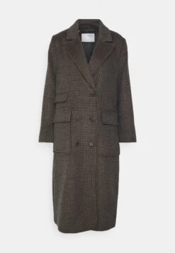 Selected Femme Slfkatrine Check Coat - Mantel - Toasted Coconut -Modex Winkel 6134169c7c2d4a69a1ec4e5a86148c5c