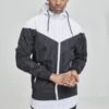 URBAN CLASSICS Arrow Windrunner - Lichte Jas - Blk/Wht