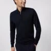 Lettero Half Zip - Trui - Dark Blue