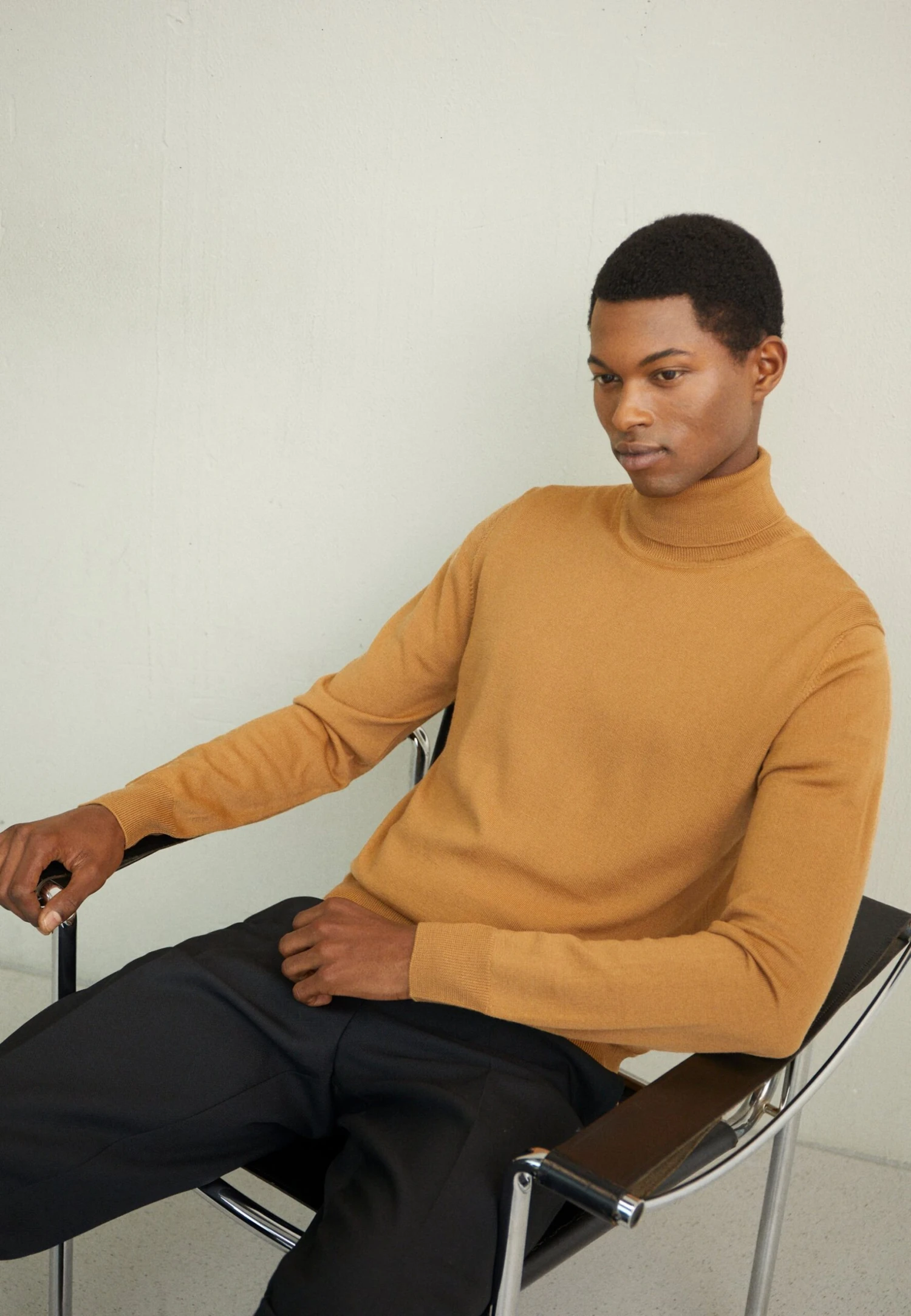 J.Lindeberg Turtleneck - Trui - Chipmunk 1 J.Lindeberg Turtleneck - Trui - Chipmunk