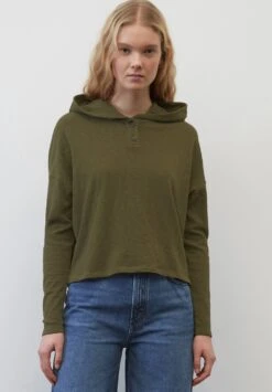 Marc O'Polo DENIM Wide Cropped- Hoodie - Dakota Shadow