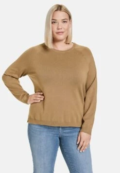 Langarm Rundhals Basic- Trui - Rustic Oak