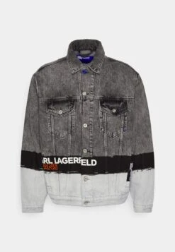 Karl Lagerfeld Jeans Relaxed Paint Logo - Spijkerjas - Washed Grey -Modex Winkel 676f8fb286cc458da0b6a2783575a2c4