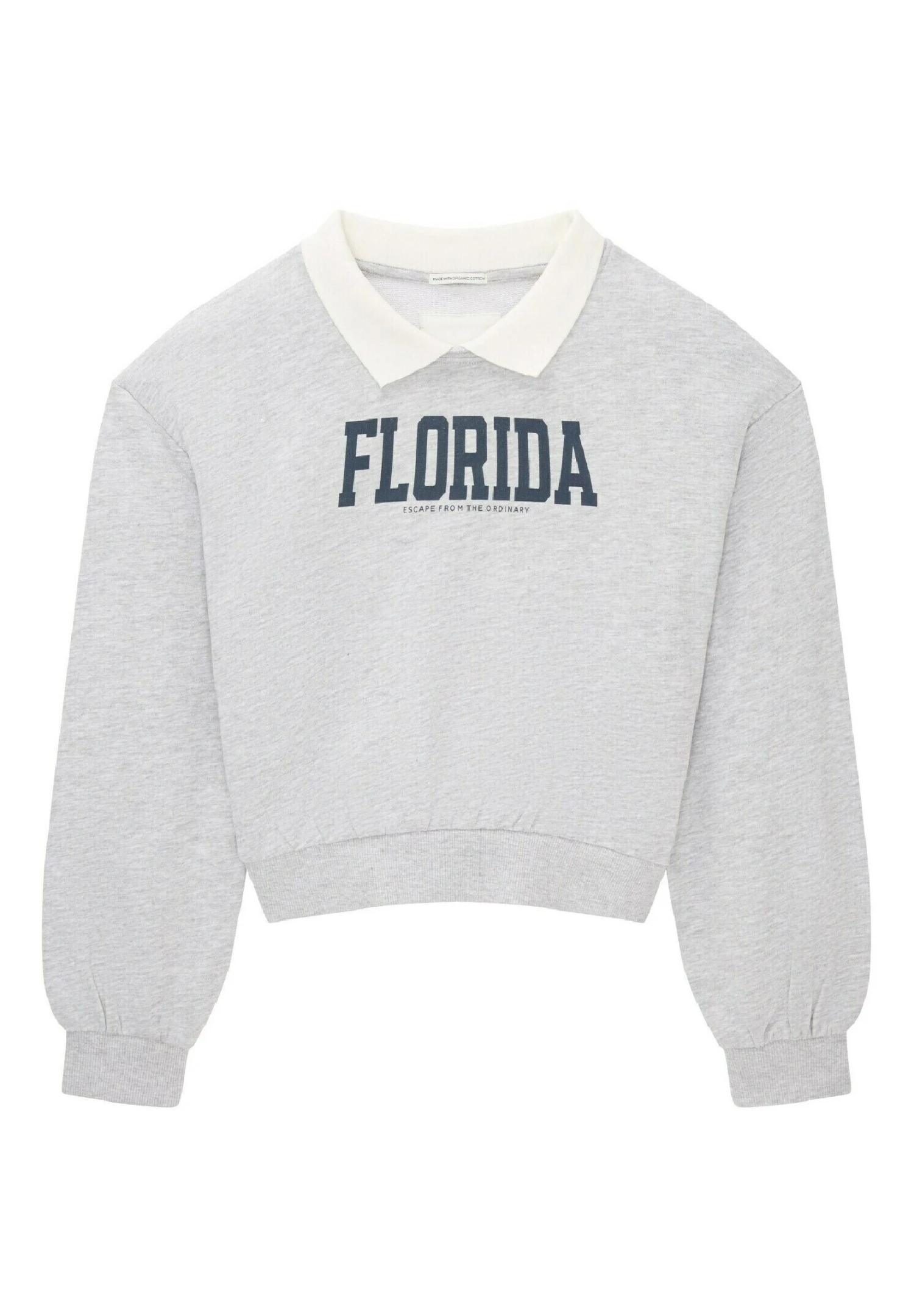 Tom Tailor Mit Polokragen - Sweater - Light Stone Grey Melange 1 Tom Tailor Mit Polokragen - Sweater - Light Stone Grey Melange