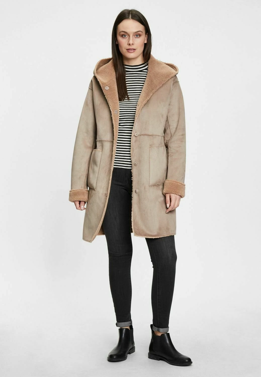 GIPSY Marice- Mantel - Camel Taupe 2 GIPSY Marice- Mantel - Camel Taupe - Afbeelding 2