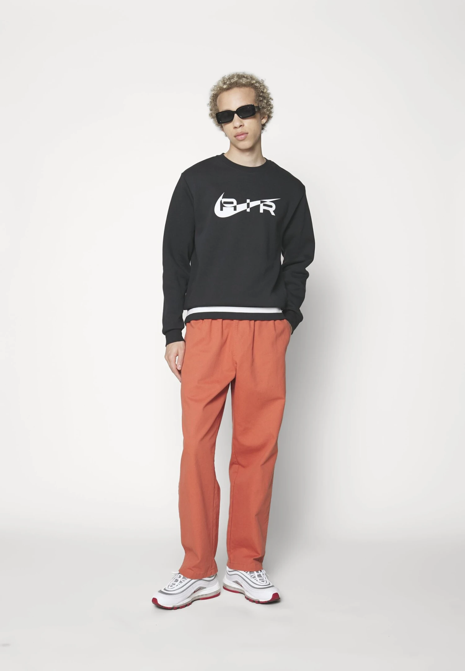 Nike Sportswear Air Crew- Sweater - Black 5 Nike Sportswear Air Crew- Sweater - Black - Afbeelding 5