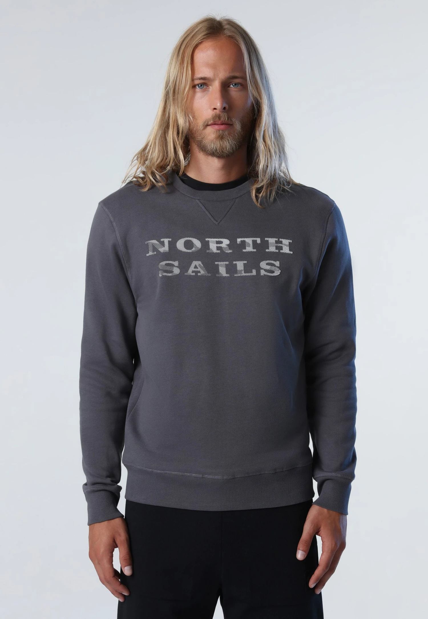 North Sails Mit Schriftzug - Sweater - Asphalt 1 North Sails Mit Schriftzug - Sweater - Asphalt
