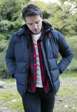 Slim Fit - Winterjas - Black -Modex Winkel 6ab7b3b5c66e44b5bda45035e4c3e3c8