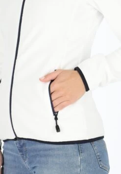 Stryn - Fleecejas - White/Navy -Modex Winkel 6acf044a8fd541fba210e55b962edc33