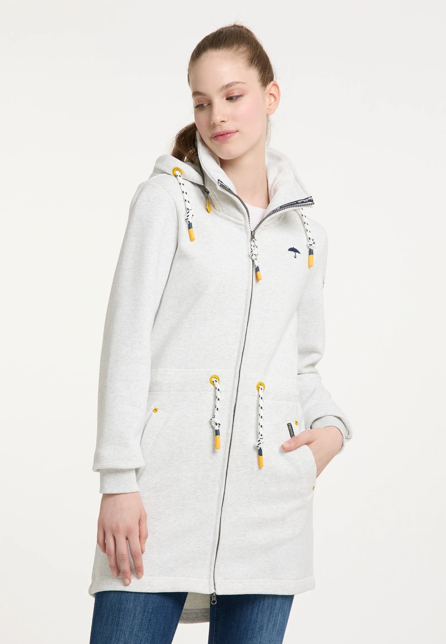 Schmuddelwedda Parka - Wollweiss Melange 1 Schmuddelwedda Parka - Wollweiss Melange