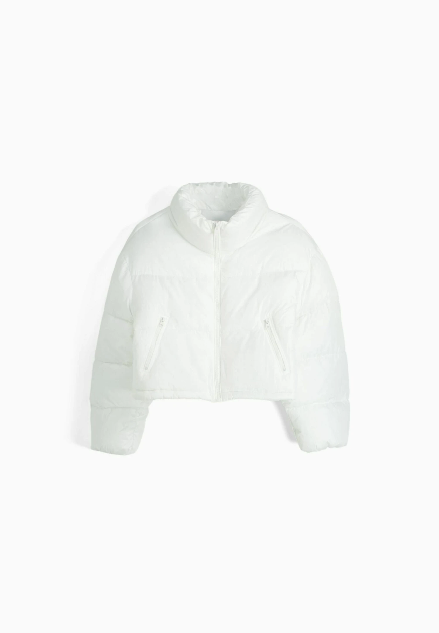 BERSHKA Puffer - Winterjas - White 5 BERSHKA Puffer - Winterjas - White - Afbeelding 5