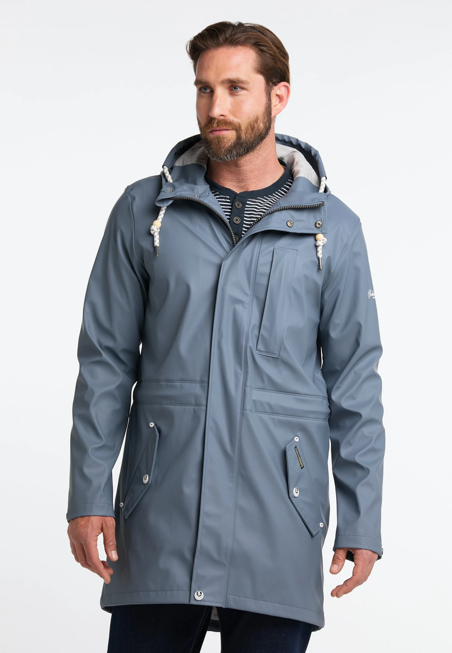 Schmuddelwedda Incus - Parka - Blaugrau 1 Schmuddelwedda Incus - Parka - Blaugrau