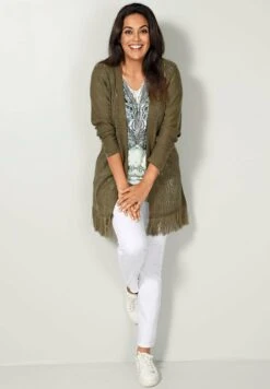 Long - Vest - Oliv 12 Long - Vest - Oliv -Modex Winkel 6d5ad6bafbc44332b4ee370ced72b8e3