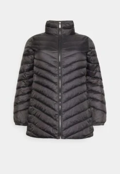 ONLY CARMAKOMA Carnewtahoe Coat - Mantel - Black