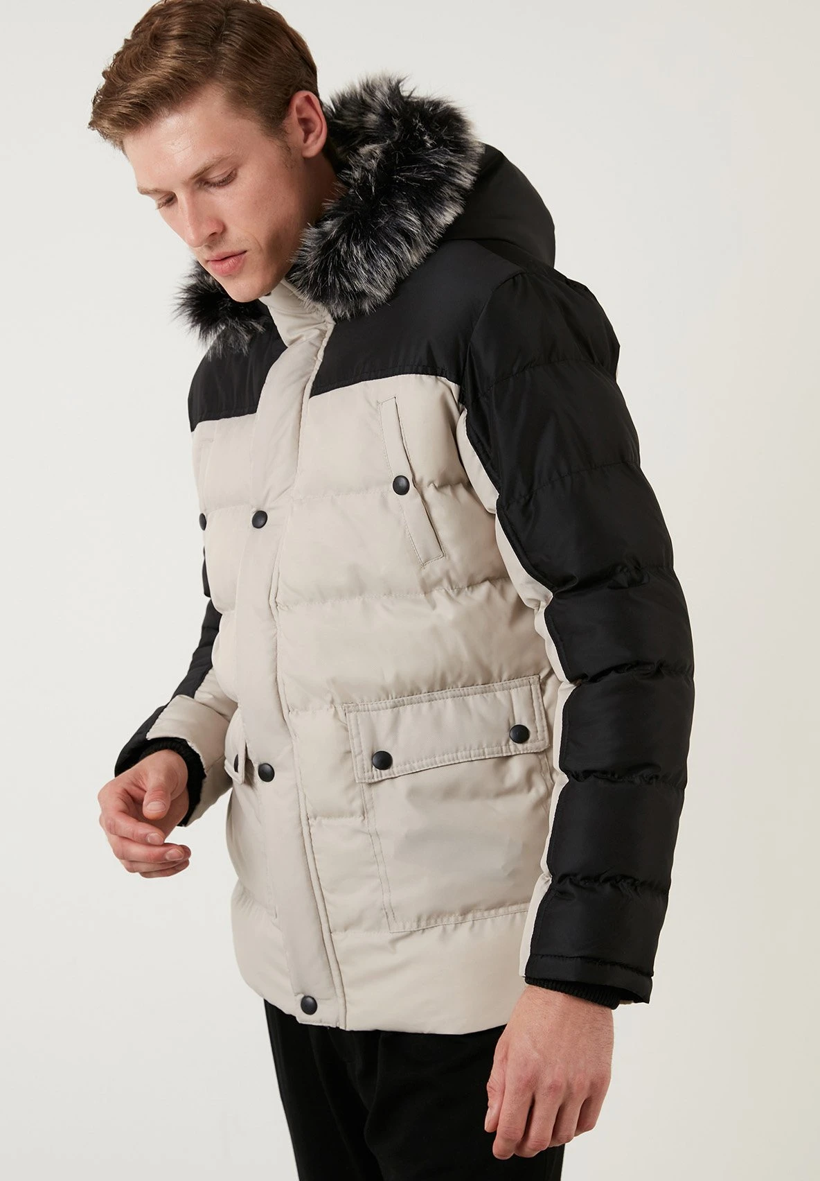 Winterjas - Stone Black 5 Winterjas - Stone Black - Afbeelding 5