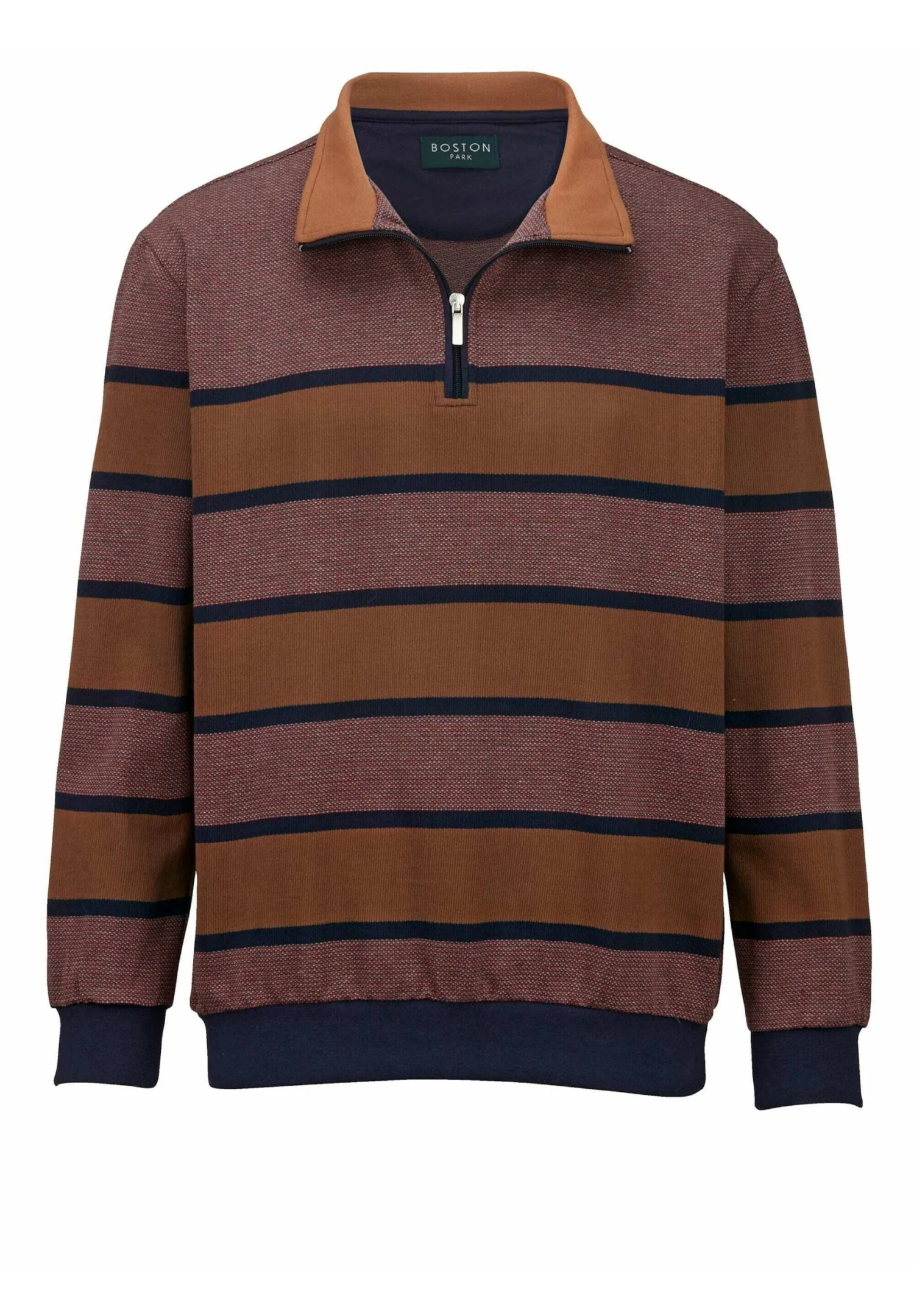 Troyer - Trui - Karamell/Marineblau 4 Troyer - Trui - Karamell/Marineblau - Afbeelding 4