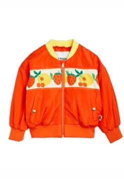 Mini Rodini Fruits Baseball Jacket Unisex - Jas - Red