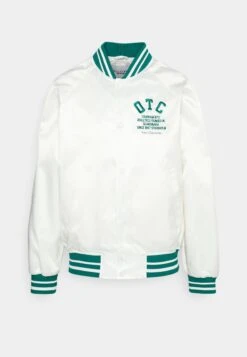 Marc O'Polo DENIM College Jacket Welt Pockets Collar Raglan Sleeves Two Tone - Bomberjacks - Scandinavian White