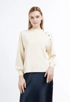 Dreimaster Turtleneck Markani - Trui - Elfenbein