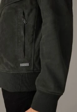 Strellson Meltvin - Leren Jas - Olive Night -Modex Winkel 71065e19fa304a62b98b98e438719572