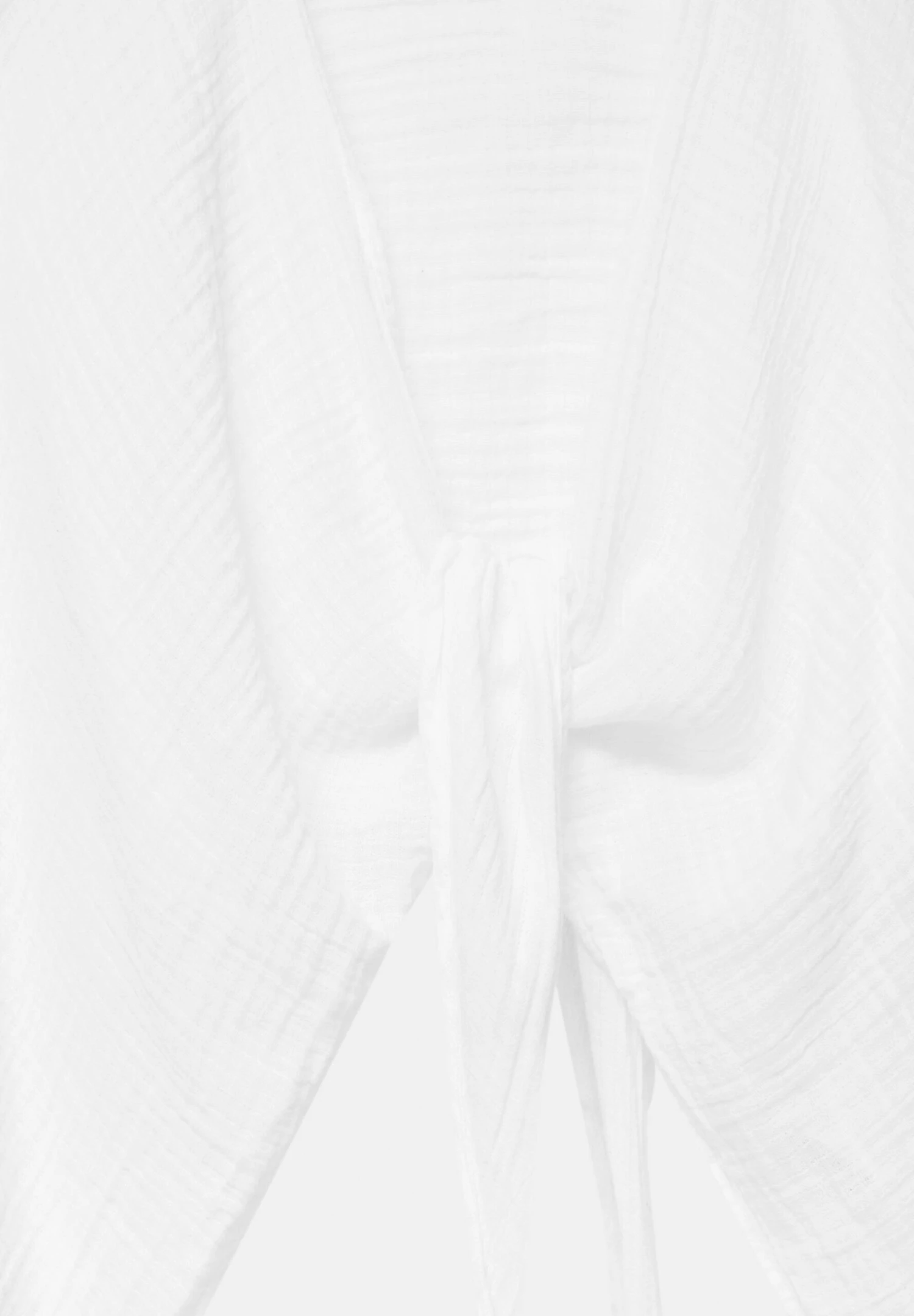 PULL & BEAR Oversize Cropped Kimono- Lichte Jas - White 6 PULL & BEAR Oversize Cropped Kimono- Lichte Jas - White - Afbeelding 6