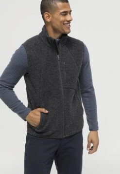 Wollfleece - Bodywarmer - Anthrazit