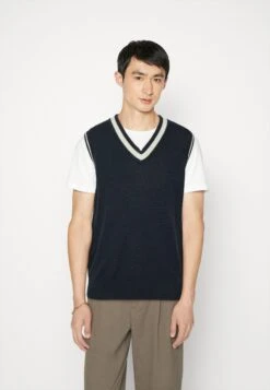 Lindbergh V Neck Slip Over - Trui - Navy