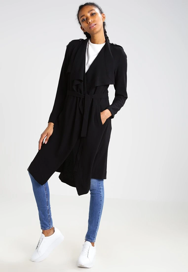 Object Objannlee L/S Noos - Trenchcoat - Black 1 Object Objannlee L/S Noos - Trenchcoat - Black