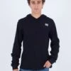 HURLEY Waffle - Hoodie - Black