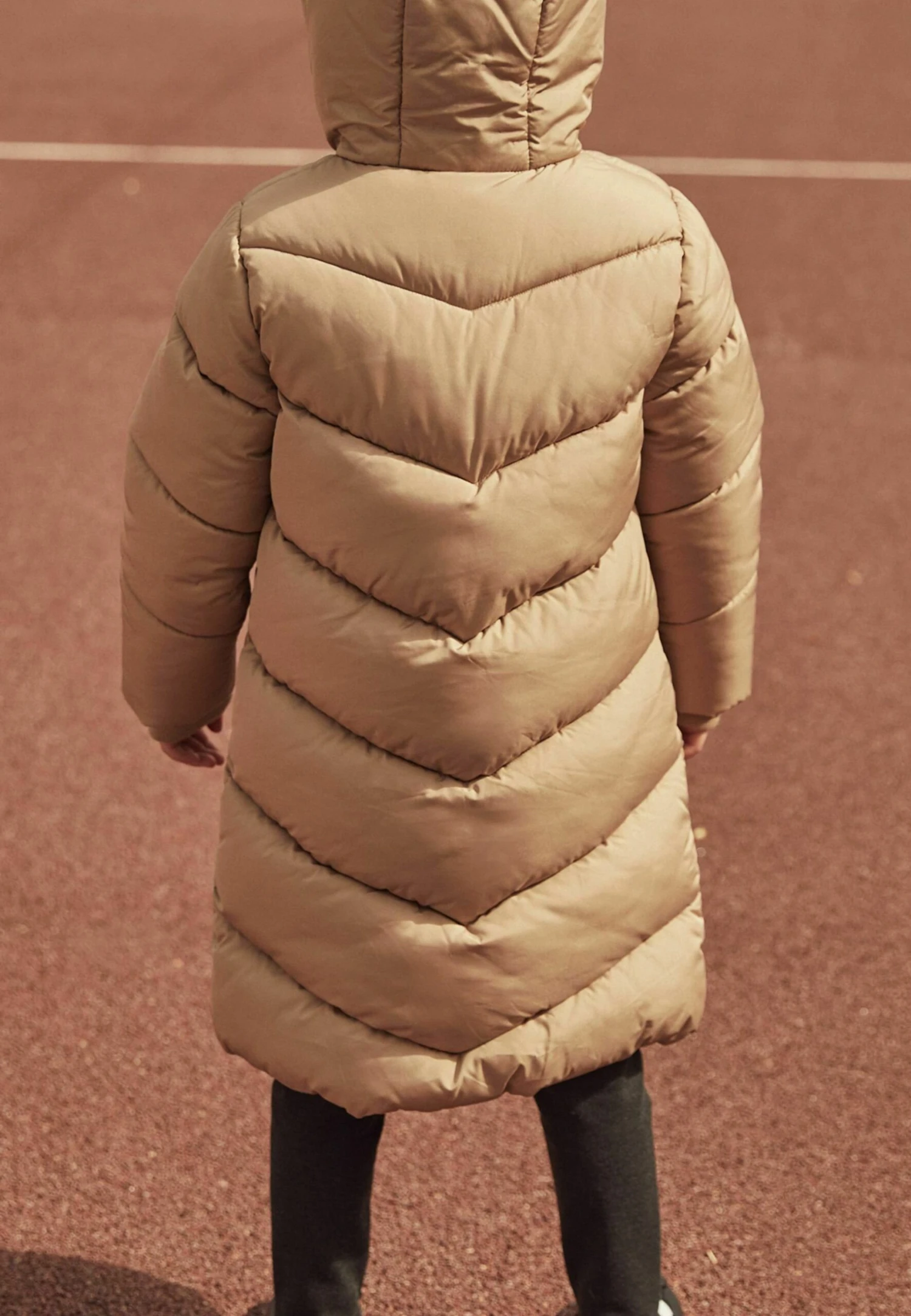 Next Shower Resistant Chevron Duvet Padded - Winterjas - Stone 2 Next Shower Resistant Chevron Duvet Padded - Winterjas - Stone - Afbeelding 2