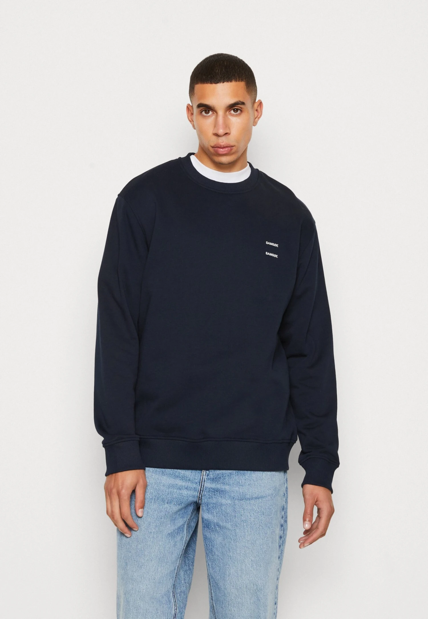 SAMSØE SAMSØE Joel Crew Neck- Sweater - Salute 1 SAMSØE SAMSØE Joel Crew Neck- Sweater - Salute