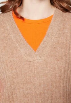 ICHI Kamara - Trui - Light Brown -Modex Winkel 7d74ce0cf7884db5a25de3d11d878270