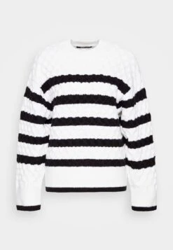 Gina Tricot Jasmina Sweater - Trui - Off White/Black 10 Gina Tricot Jasmina Sweater - Trui - Off White/Black -Modex Winkel 7e01da0e229b4829bf667201ace8f609