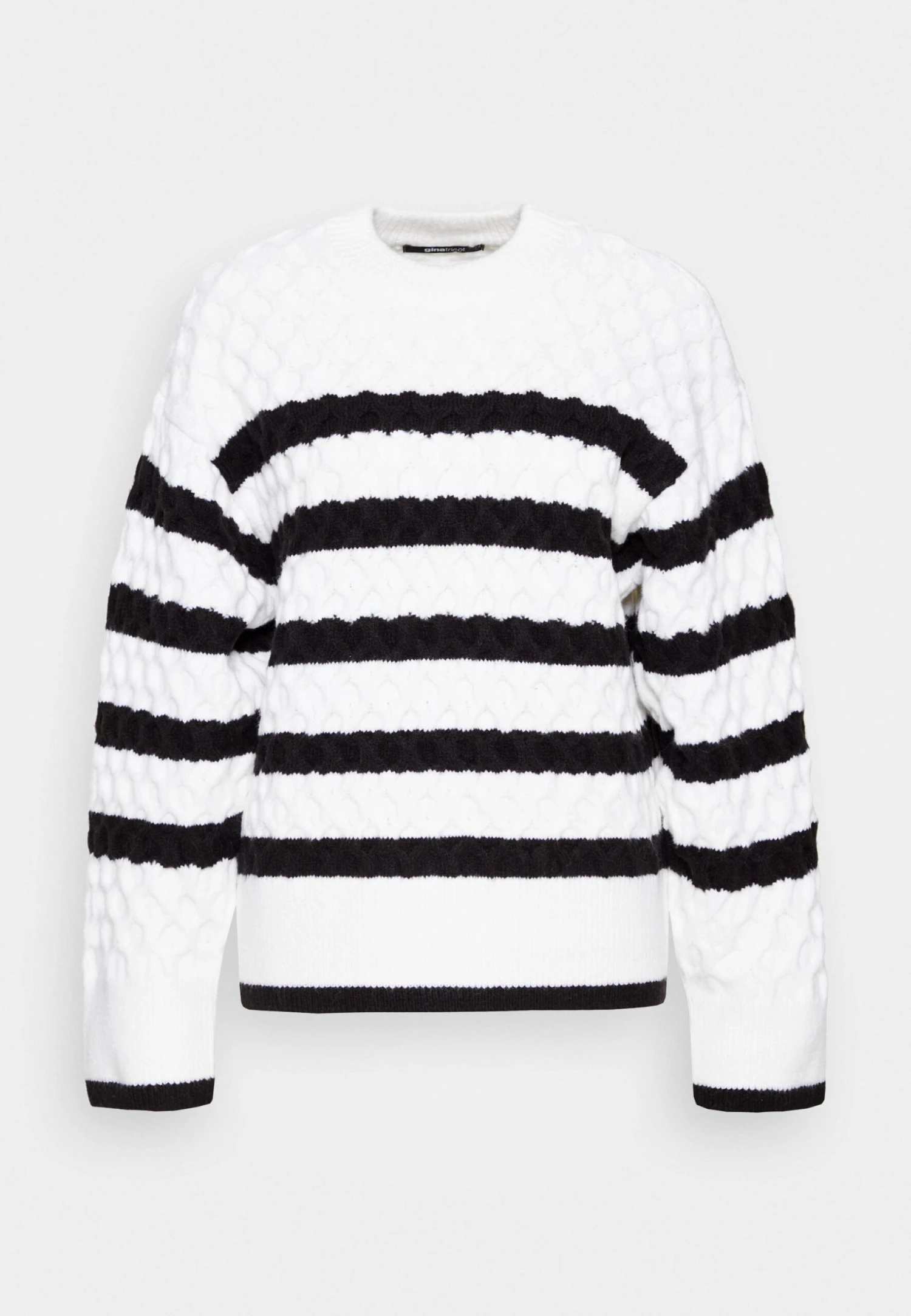 Gina Tricot Jasmina Sweater - Trui - Off White/Black 5 Gina Tricot Jasmina Sweater - Trui - Off White/Black - Afbeelding 5