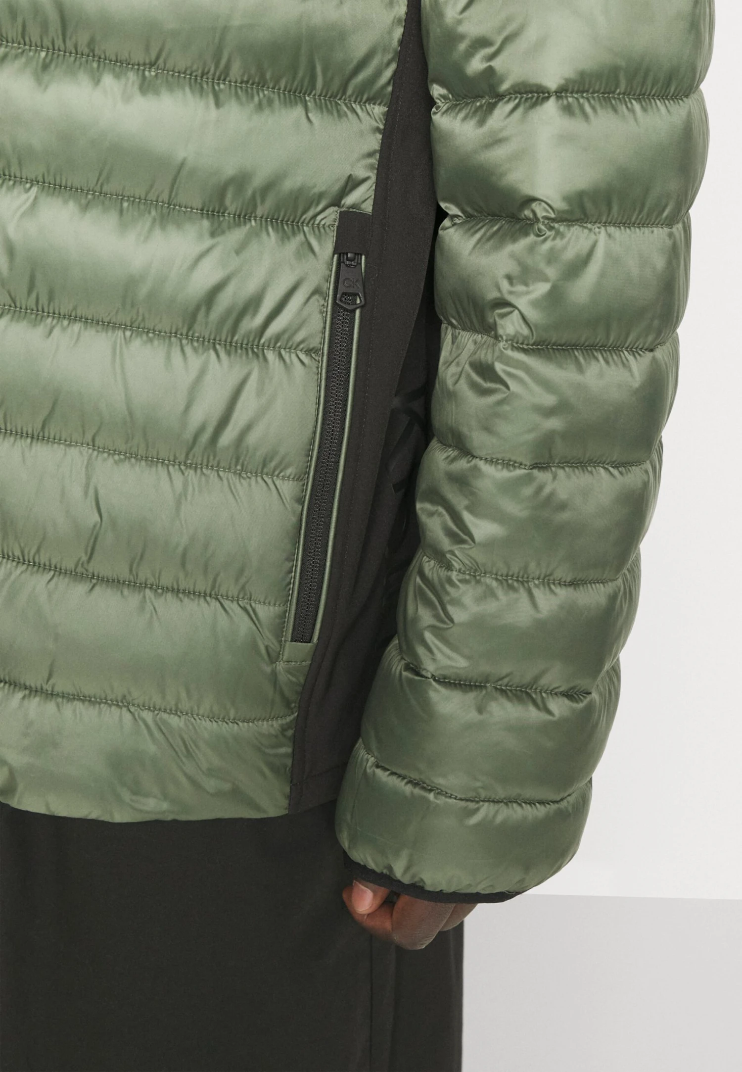 Calvin Klein Side Logo Jacket - Halflange Jas - Thyme 5 Calvin Klein Side Logo Jacket - Halflange Jas - Thyme - Afbeelding 5