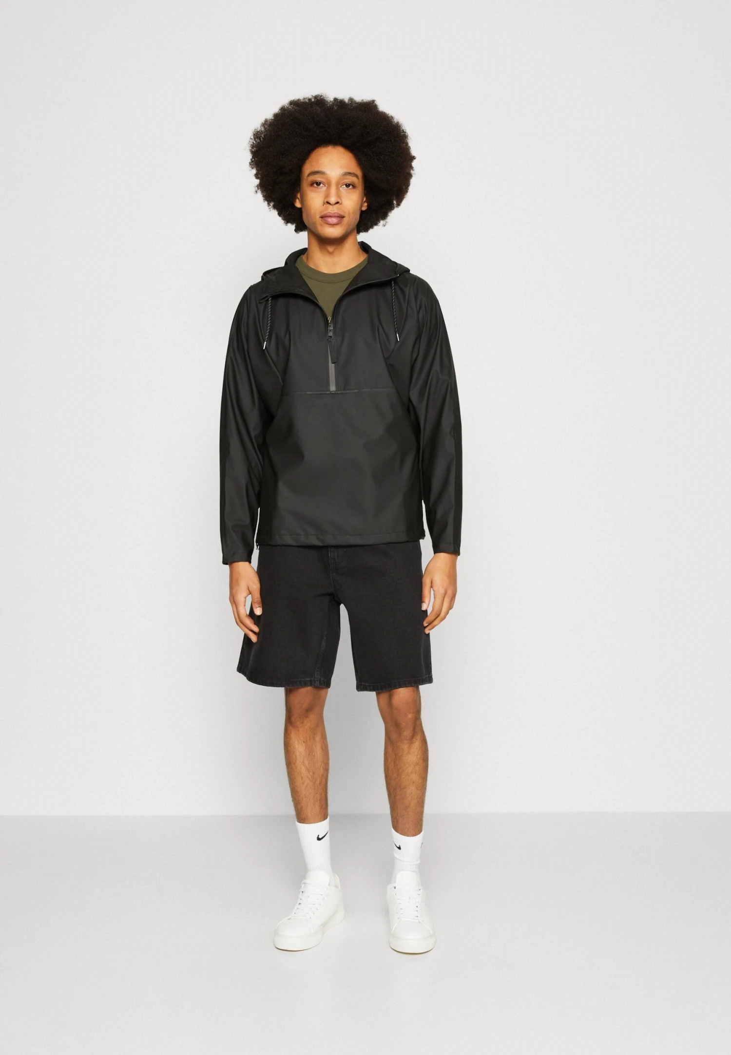 Rains Anorak Unisex - Windjack - Black 2 Rains Anorak Unisex - Windjack - Black - Afbeelding 2