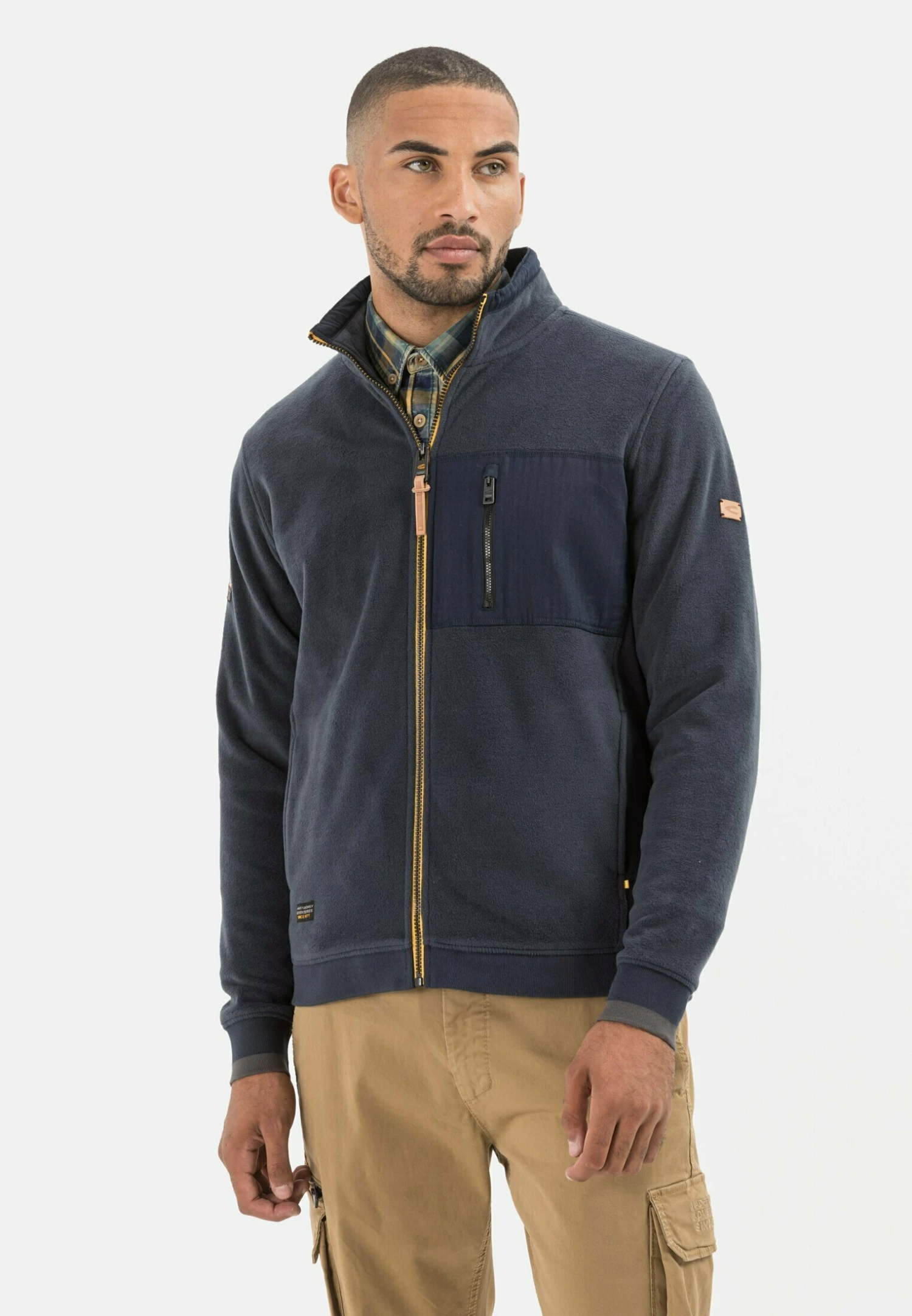 Camel Active Fleecejas - Night Blue 1 Camel Active Fleecejas - Night Blue