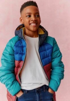 Next Shower Resistant - Winterjas - Red Blue