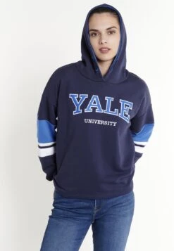 Blocking Yale Original Lizenz - Hoodie - Dunkelblau