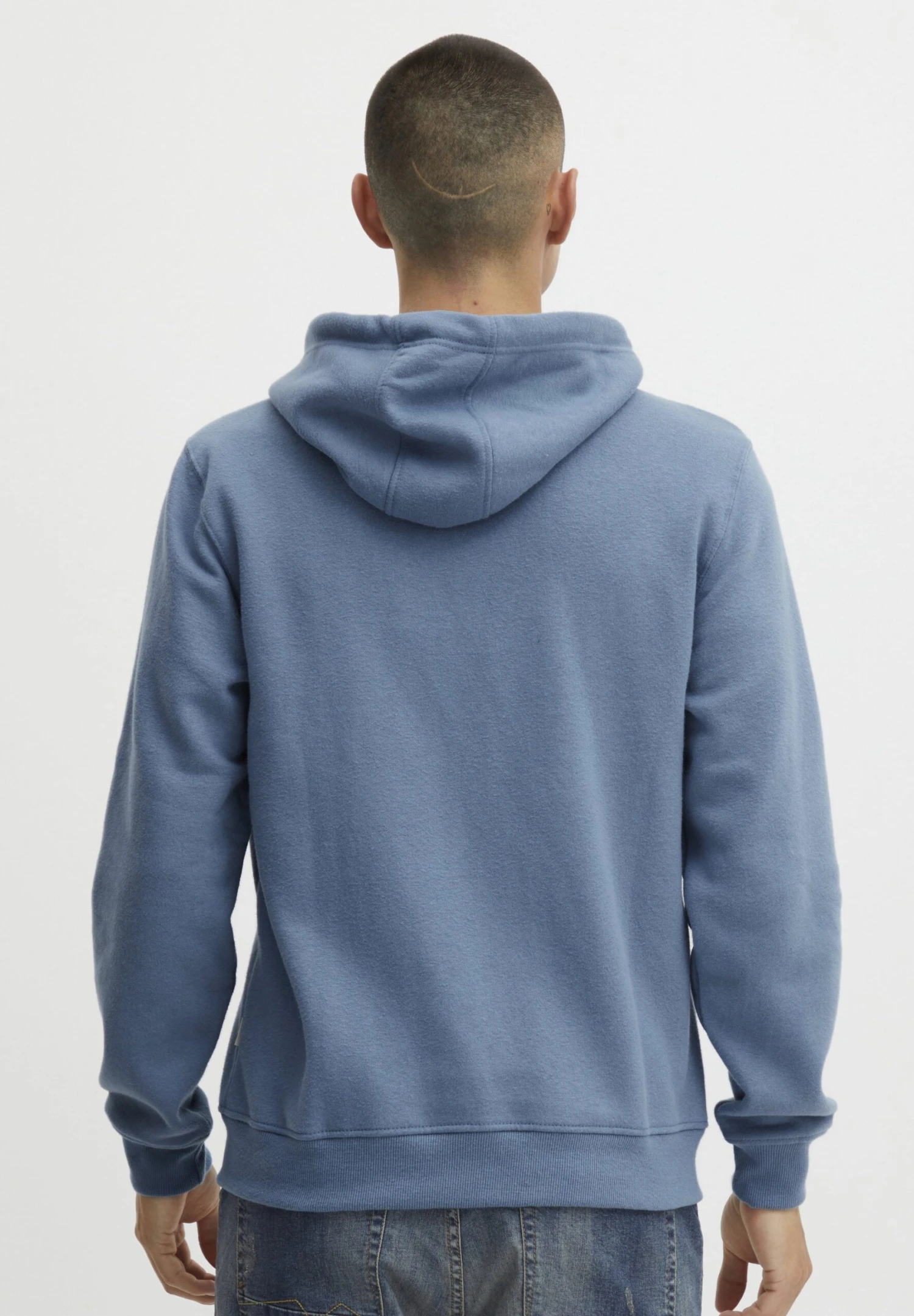 Blend Sweater Met Rits - Copen Blue 3 Blend Sweater Met Rits - Copen Blue - Afbeelding 3