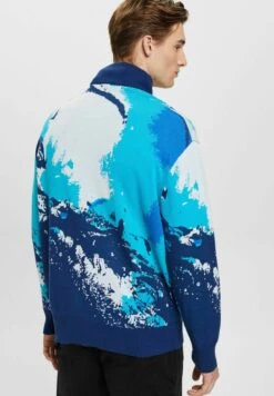 ESPRIT Mit Wellenmuster - Trui - Blue -Modex Winkel 863fecac8f3644ec875db6fa4f9eee1d