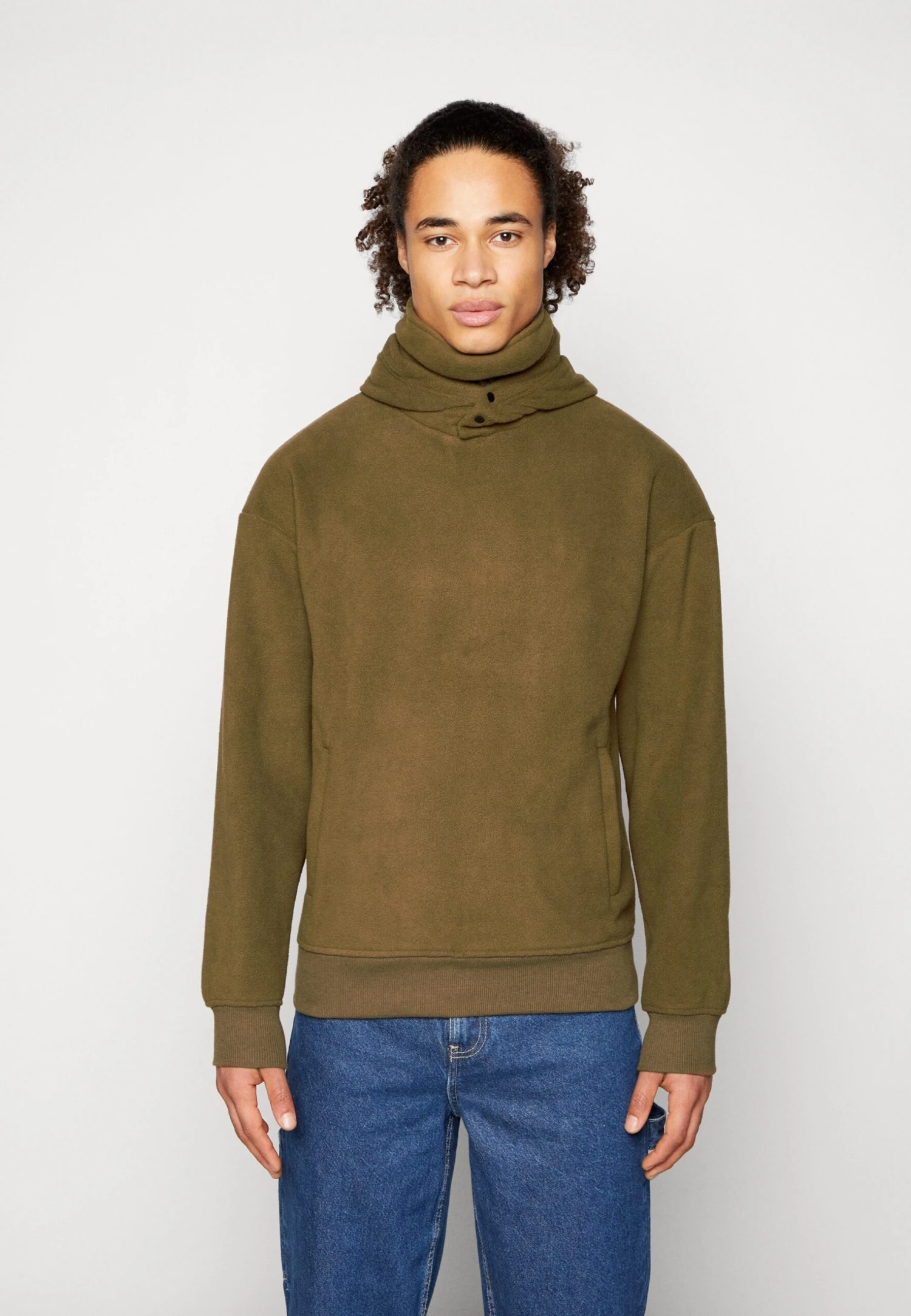 Jack & Jones Jcomap Hood Unisex- Fleece Trui - Desert Palm 1 Jack & Jones Jcomap Hood Unisex- Fleece Trui - Desert Palm