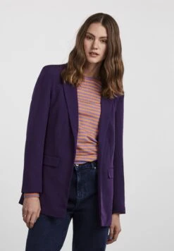 Pieces Pcbossy Ls Noos - Halflange Jas - Blackberry Cordial