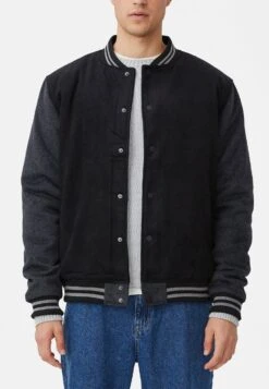COTTON ON Varsity- Bomberjacks - Black