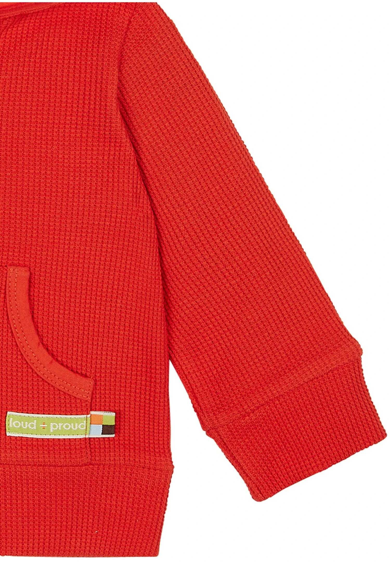 Mit Waffelstruktur - Lichte Jas - Red 5 Mit Waffelstruktur - Lichte Jas - Red - Afbeelding 5