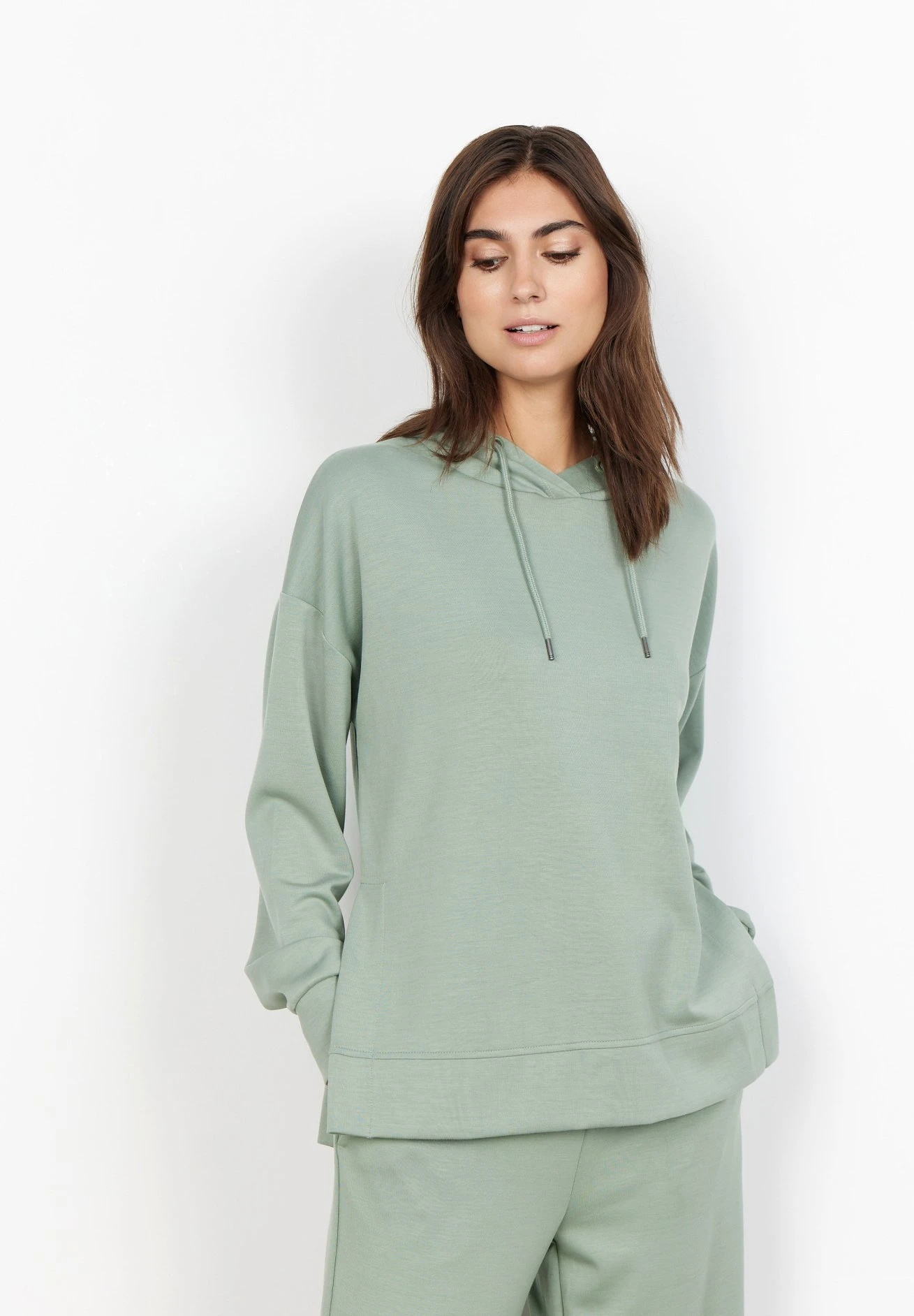 Soyaconcept Sc Banu - Hoodie - Moss Green 1 Soyaconcept Sc Banu - Hoodie - Moss Green